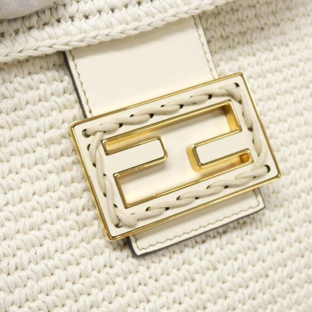 Fendi Croissant Small Canvas Shoulder Bag - Picture 5 of 7